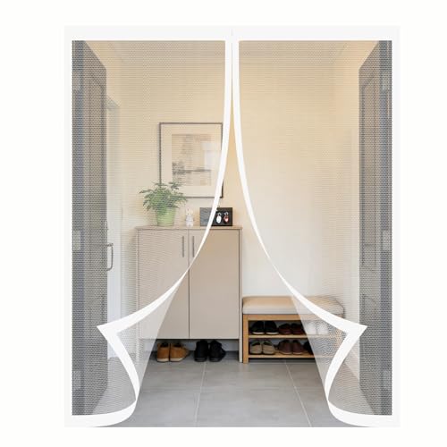 Moustiquaire aimantée pour porte extérieure : aérez sans insectes