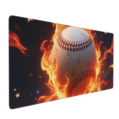 Tapis de souris de jeu grand format Baseball fini les glissements de clavier sur le bureau