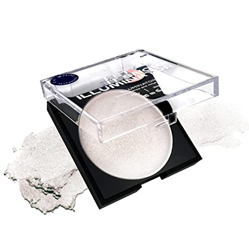 Oblher Face Illuminator Highlighter And Lightweight Shimmer Bronzer Fine Powder Glow Kit（White & Bronzer ）, Retouching Facial Contours Hypoallergenic Long-Lasting Makeup Sweatproof And Waterproof, Cruelty Free #TOP6