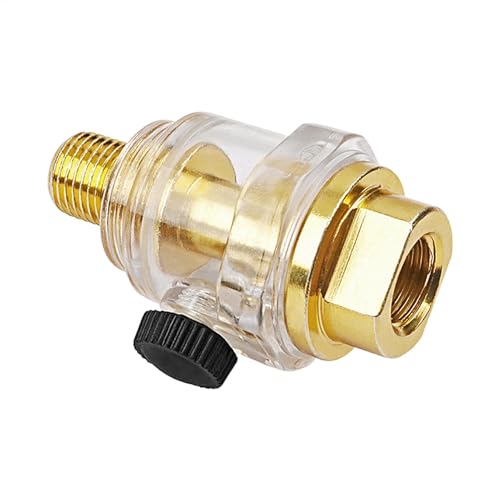 Engrasador de compresor de aire en línea, lubricador neumático automático de 1/4 de pulgada para piezas de herramientas de aire de compresión de aire, herramienta eléctrica neumática para amoladora an