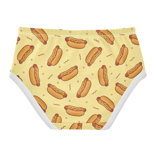 Girls' Underwear Hot Dog Cotton Stretch Comfort Toddler Panties2