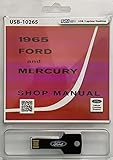 ford mercury cougar cabrio  1965 Ford and Mercury Shop Manual (USB)