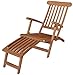 Produktbild KMH®, Deckchair *Classic* echt TEAK (ohne Auflage)