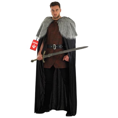 Fun Shack Capa Vikinga Hombre, Disfraz Medieval y Vikingo, Capa Medieval Hombre, Disfraces para Carnaval y Halloween, Talla única