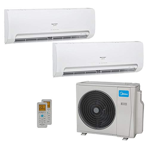 Ar-Condicionado Multi Split Inverter Springer Midea 18.000 BTUs (1x Evap HW 9.000 + 1x Evap HW 18.00