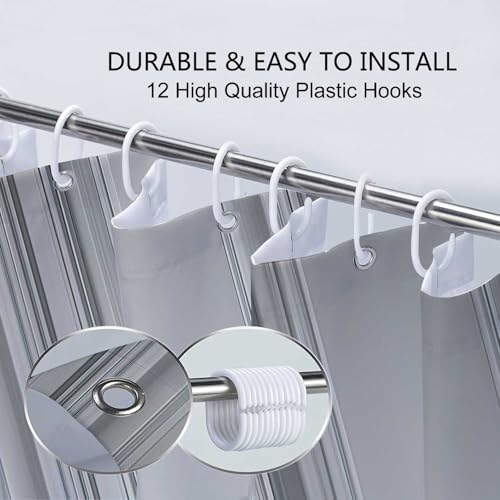 Image of Funny Monkey Shower Curtain, 70x70IN, Grey, Polyester, Waterproof, Modern Style, Boys Men Masculine Bathroom Decoration