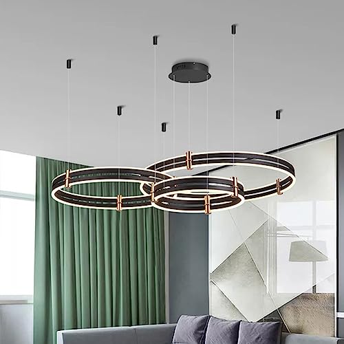 Lustre suspendu à LED modulable pour illuminer les grands espaces sombres