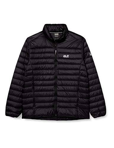 Jack Wolfskin Herren JWP DOWN M winddichte Daunenjacke, Black, L