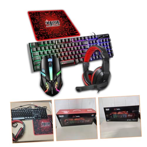 Pack clavier souris de jeu filaire rétroéclairé pour bureau et setup gaming PC