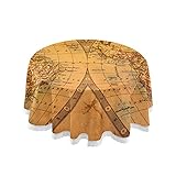 Parfait pour décorer votre table pour les fêtes de famille. Habillez votre dîner de fête sans effort avec cette nappe ronde