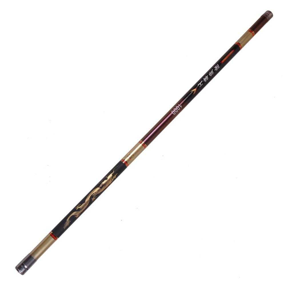 Canna da Pesca Lunga 8M-15M Canna da Pesca telescopica Super Rigida da Competizione per Carpe(9m)