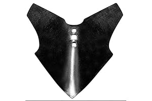 Furrower Point (Middle Buster/Potato Plow), recycled rubber, for garden plows