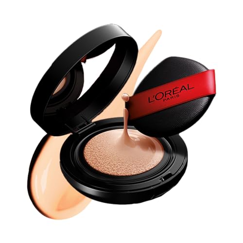 Image of L'Oreal Paris Infallible Cushion Foundation, 24Hr Full Coverage, Glass-skin finish, No Oxidation, Shade 100, 11g