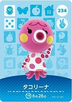 �ǂ��Ԃ̐X amiibo�J�[�h ��3�e �^�R���[�i No.234