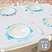 Big Dot of Happiness Shark Zone - Jawsome Shark Party or Birthday Party Round Table Decorations - Paper Chargers - Place Setting for 12