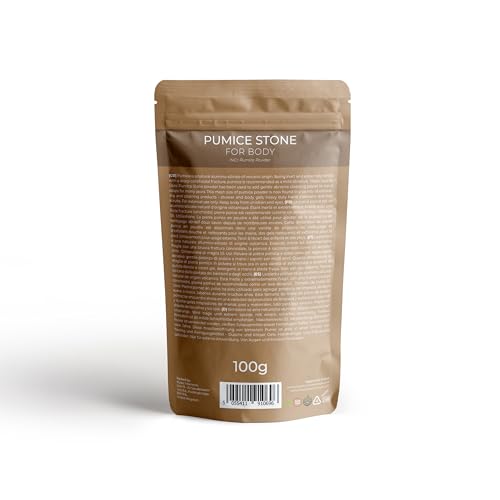 Mystic Moments | Pumice Stone Body Granules Natural Exfoliant 100g Pure & Natural Scrub Vegan GMO Free
