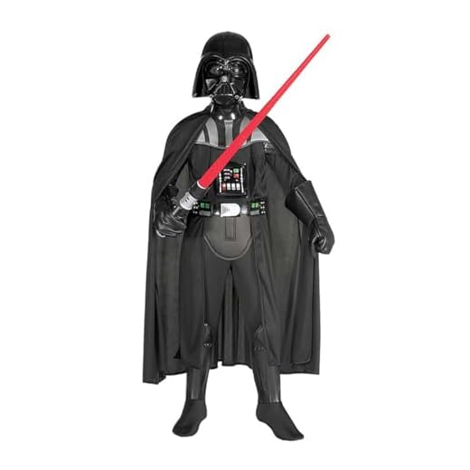 Rubies Star Wars Classic Child's Deluxe Darth Vader Costume and Mask, Medium