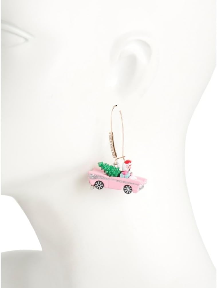 Betsey Johnson Christmas Mismatch Earrings