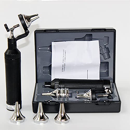 Kit diagnostico ORL – Set diagnostico LED per studenti di medicina e infermieristica con custodia in pelle per controlli sanitari completi in contesti educativi e professionali