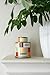Alice Lane Anni Jar – Modern Colorful Pattern Decorative Accent Jar with Lid for Living Room Decor and Accessories, Boho Statement Home Decor