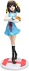 REOZIGN Haruhi Figure, Uniform Battalion Commander Suzumiya Haruhi Face Replacement Anime 23 cm/9.1 Inch PVC Model Craft Gift