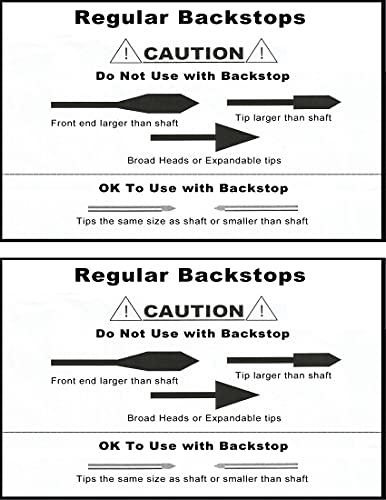 The Ultimate Archery Target BackStop Back Stop (Black, 4'x6')
