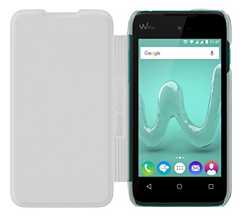 WIKO WKPRFOWH2502SW Custodia Folio Sunny, Bianco