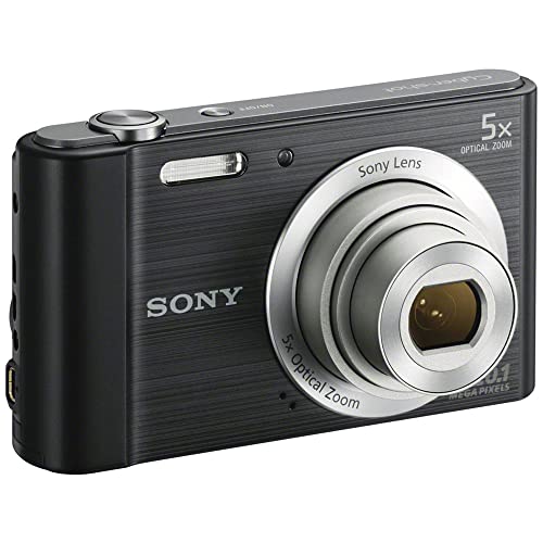 Sony Cyber-Shot Dsc-W800 Digital Camera (Black) (Dscw800/B) + Np-Bn1 Battery + Case + Charger + 64Gb Card + Card Reader + Corel Software + Flextripod + Micro Usb Cable + Memorywallet + More (Renewed) #TOP4