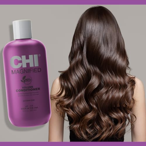 CHI Magnified Volume Conditioner, Boosts Volume & Body & Strengthens Hair, Detangles, Hydrates & Conditions Hair, Sulfate-free, 12 Oz — view 6
