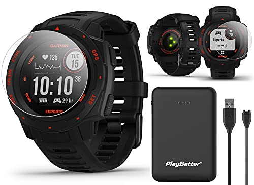 ایگرد | قیمت و خرید Garmin Instinct Esports (Black Lava) GPS Gaming  Smartwatch Power Bundle | with PlayBetter Portable Charger \u0026 HD Screen  Protectors | PC Game Streaming, STR3AMUP! | 010-02064-73