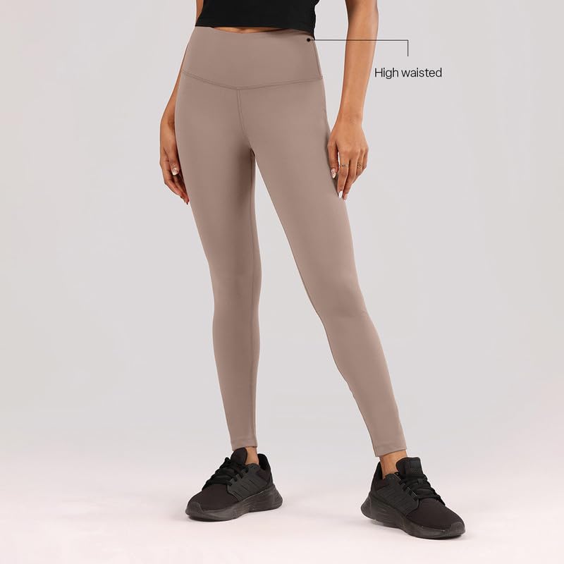 Image of BlissClub The Ultimate Leggings Lite, Ankle Length Tights for Women for Gym, Yoga and Workout with High Waist, Tall (for Women Above 5'5)