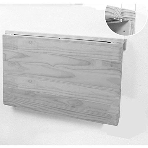 Table pliante de chevet pour petits espaces LUNEZY en bois mural 60x40