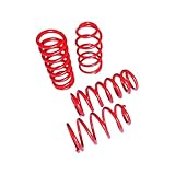 Touring Tech Lowering Springs For 2011+ Compatible with Grand Cherokee/Durango 1.2”F/2.2”R Drop Red