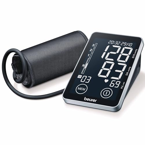 Beurer BM 58 Oberarm-Blutdruckmessgerät mit USB-Schnittstelle, zwei Benutzerspeicher für je...