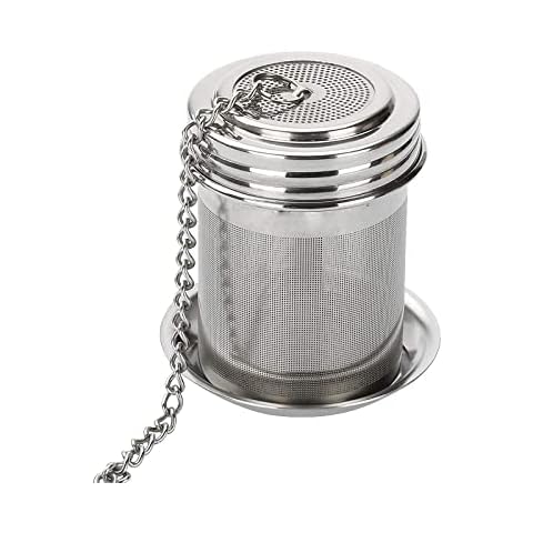 Stainless Steel Tea Ball Infuser with Chain Cover