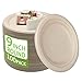 50 Stück Zuckerrohr Bagasse Einwegteller,Recycelbares Partygeschirr Biologisch Abbaubar, Umweltfreundlich & Kompostierbar (Braun, 22×9 cm/ 9 Zoll)