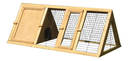 Bunny Business Apex Run with Enclosure Rabbit/ Guinea Run Hutch, 4 ft