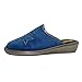 Price comparison product image Nordikas 1605-O/8 Stars Luxury Mule Slippers, Suede Slippers for Women, Diamante Christmas Slippers, Navy 7 UK Marine