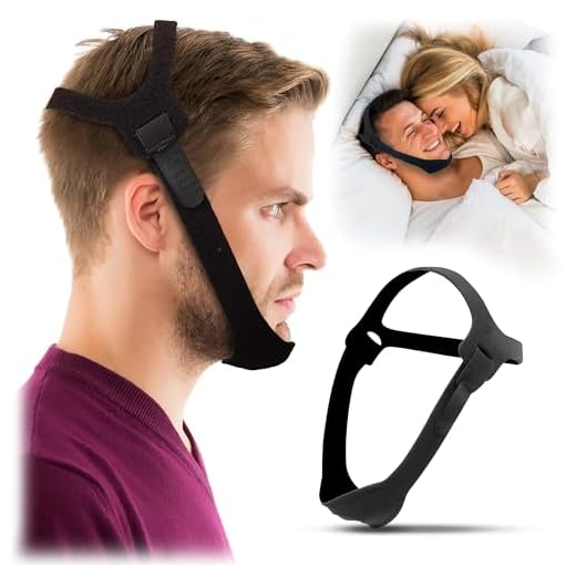 Anti Snoring Chin Strap for Men and Women CPAP Users - Airflow Jaw Strap - Effective Snore Solution for Excessive Snoring