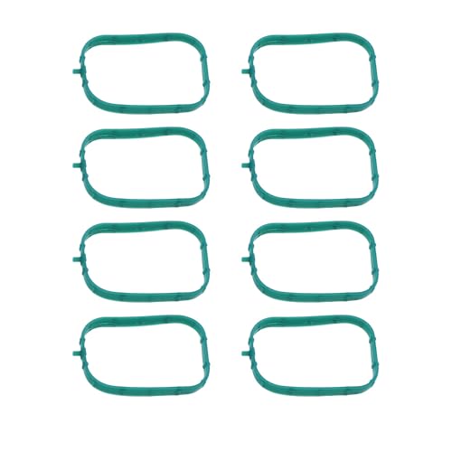 Image of HiSport 8 PCS 12626354 Engine Intake Manifold Gasket Runner Seals | Compatible with GM Cadillac Chevrolet GMC Savana Sierra Silverado 1500 2500 3500 Yukon Camaro Corvette Escalade