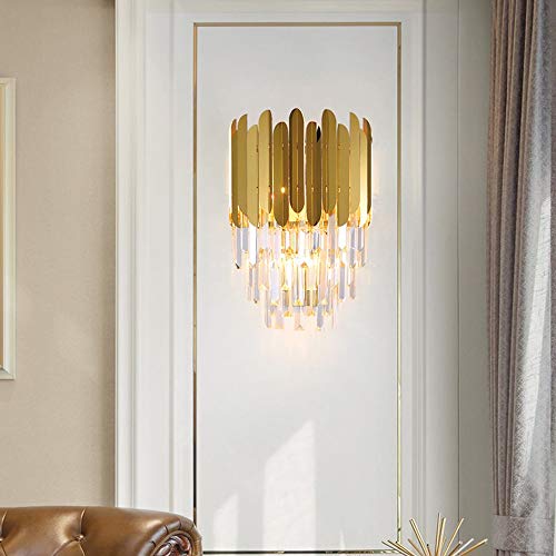 Applique double cristal or 30x60cm lumina