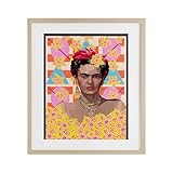 Stupell Industries Frida's Floral Journey Birke Gerahmter Druck unter Glas, Design von Lynnda Rakos, 53,3 x 43,2 cm