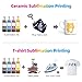 EXCERCUS Sublimation Paper Compatible with Brother EPSON SAWGRASS RICOH Sublimation Printer (A4 210x297mm 100 Sheets 100gsm)