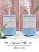 Homasy Cool Mist Humidifier Diffuser, 2.5L Essential Oil Diffuser, Top Fill Humidifier for Bedroom, Home and Office, Baby Humidifier with Adjustable Mist Output, Sleep Mode, Auto Shut Off
