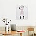 Hjjkbfdr Anime High School Poster Canvas Wall Art Sexy Girl Toujou Koneko in Bikini Room Decor Gifts Home Bar Kitchen Coffee Man Cave Garage Wall Decor Art Frameless 8x10inch