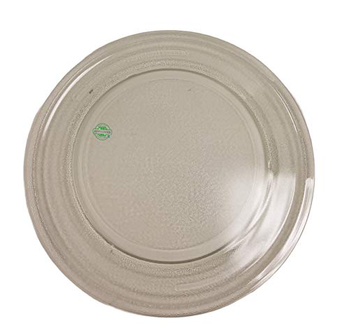 GLOBAL SOLUTIONS GlobPro WB49X10136 Microwave Tray Glass Plate 14 3/16 inch Diameter Approx. Replacement for and Compatible with General Electric WB49X10136 Heavy Duty