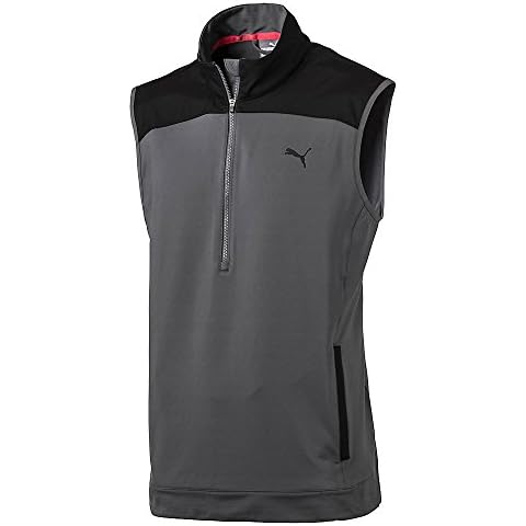 Puma Golf Men's Pwrwarm Knit Vest, Quiet Shade Cover