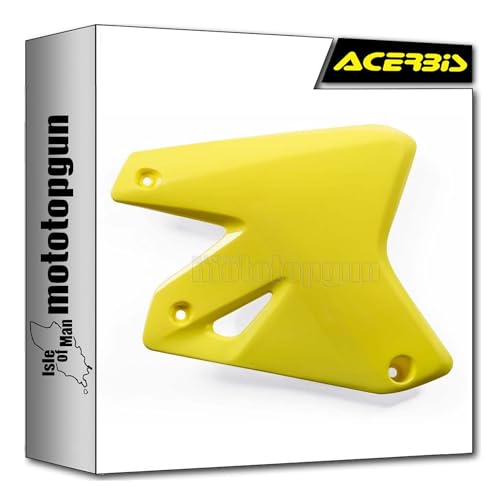 Radiator scoops jaune anti surchauffe pour carénage Suzuki DR 400 Z