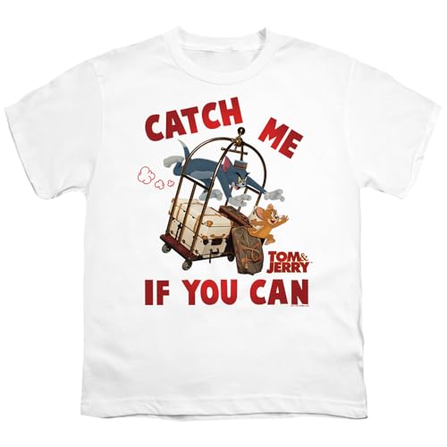 Popfunk Tom and Jerry Movie Catch Me If You Can Kids T-Shirt for Youth Toddler Boys and Girls2