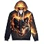 Cool Fire Brown Wolf